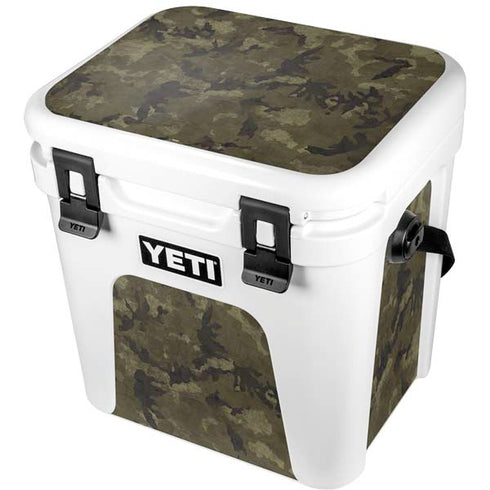 Wood Camo Camouflage YETI Roadie 24 Hard Cooler Skin