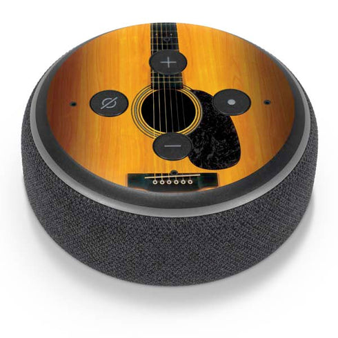 Wood Guitar Amazon Echo Dot Skin