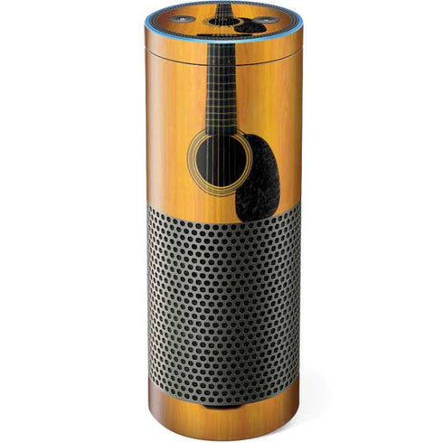 Wood Guitar Amazon Echo Skin