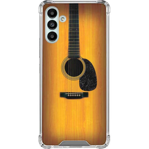 Wood Guitar Galaxy A13 5G Clear Case