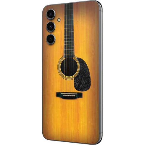 Wood Guitar Galaxy A14 5G Skin