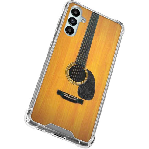 Wood Guitar Galaxy A15 5G Clear Case