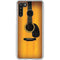Wood Guitar Galaxy A21 Clear Case