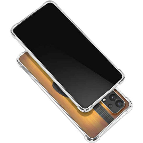 Wood Guitar Galaxy A32 5G Clear Case