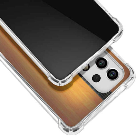 Wood Guitar Galaxy A53 5G Clear Case
