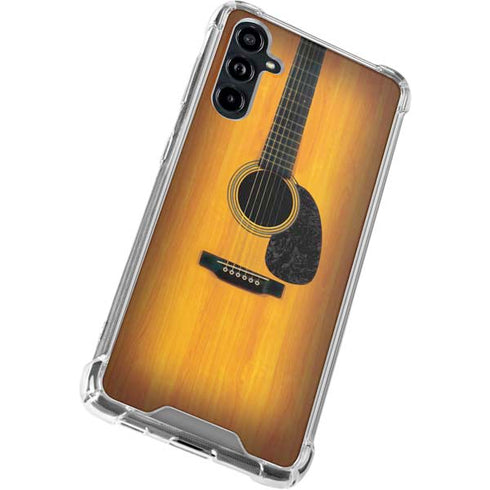 Wood Guitar Galaxy A54 5G Clear Case