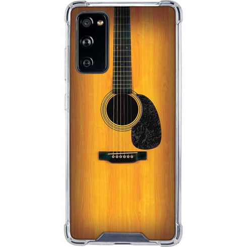 Wood Guitar Galaxy S20 FE Clear Case
