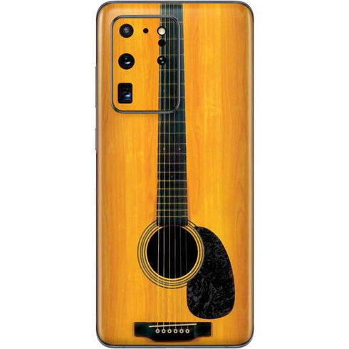 Wood Guitar Galaxy S20 Ultra 5G Skin