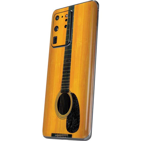 Wood Guitar Galaxy S20 Ultra 5G Skin