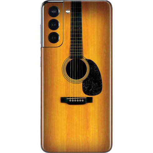 Wood Guitar Galaxy S21 5G Skin