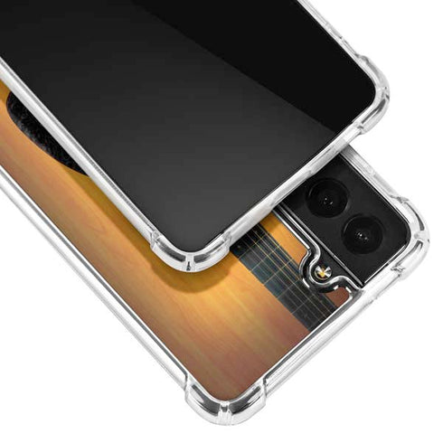 Wood Guitar Galaxy S21 Plus 5G Clear Case