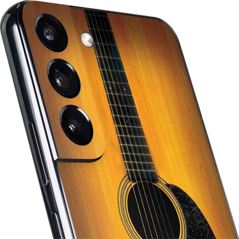 Wood Guitar Galaxy S22 Skin