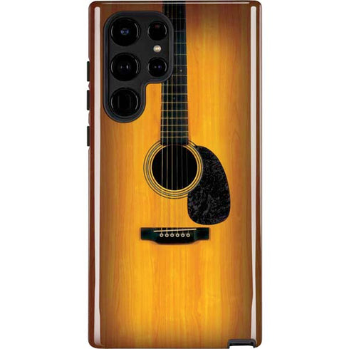 Wood Guitar Galaxy S22 Ultra Pro Case