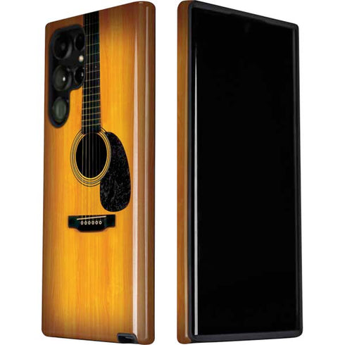 Wood Guitar Galaxy S22 Ultra Pro Case