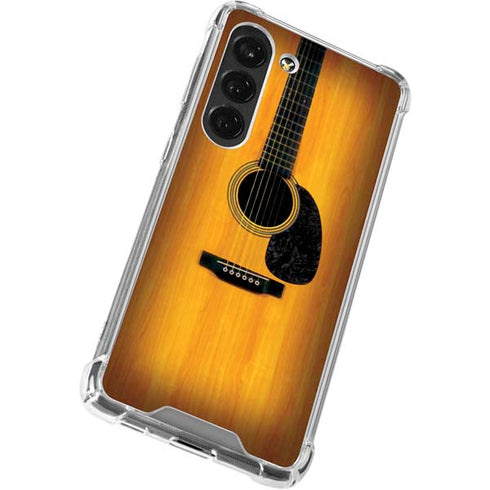Wood Guitar Galaxy S23 Clear Case