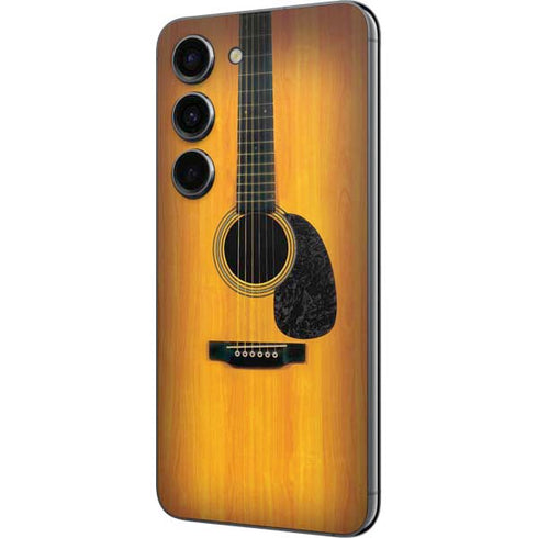 Wood Guitar Galaxy S23 Skin