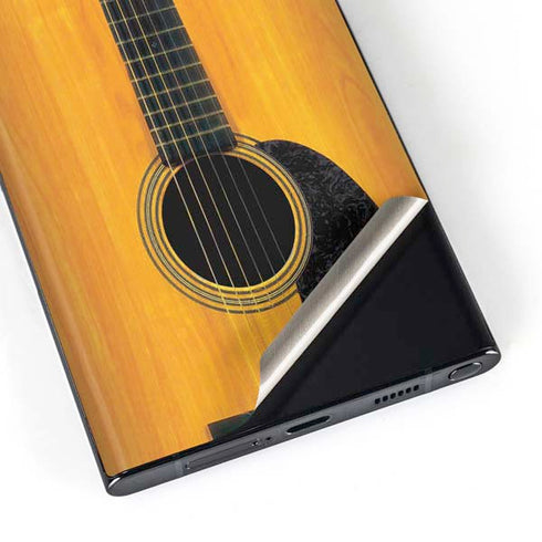 Wood Guitar Galaxy S23 Ultra Skin