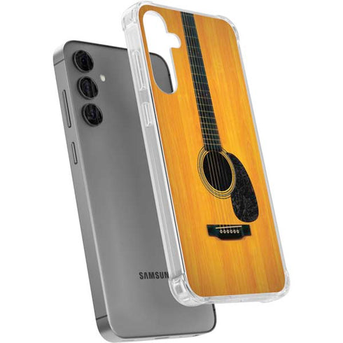 Wood Guitar Galaxy S24 Plus Clear Case