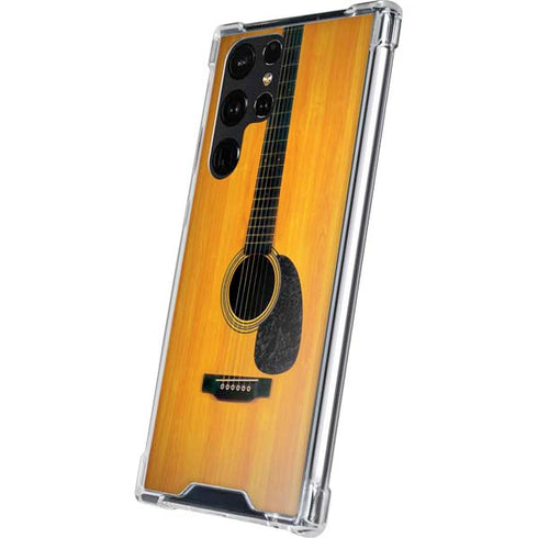 Wood Guitar Galaxy S24 Ultra Clear Case