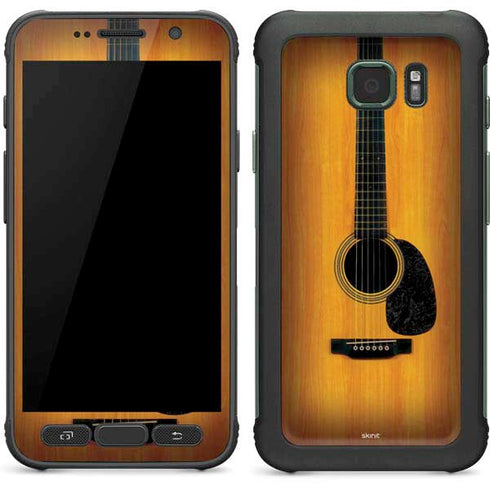 Wood Guitar Galaxy S7 Active Skin