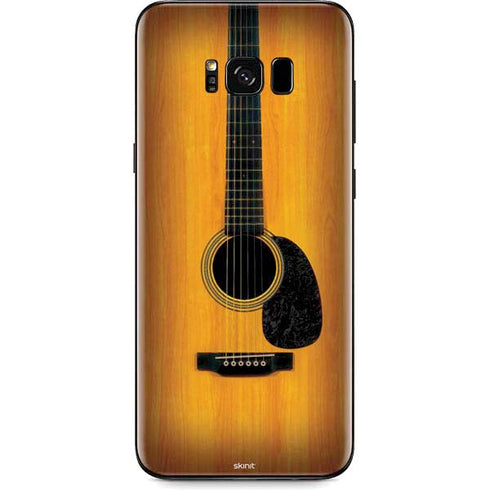 Wood Guitar Galaxy S8 Plus Skin