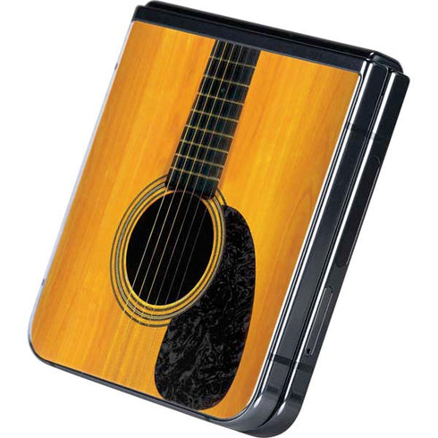 Wood Guitar Galaxy Z Flip5 5G Skin