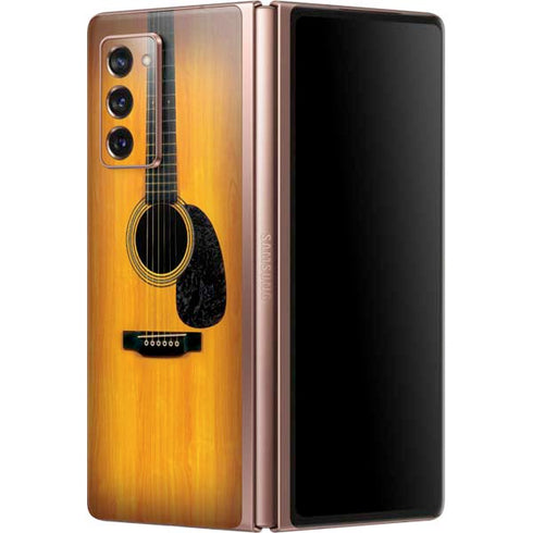 Wood Guitar Galaxy Z Fold2 5G Skin