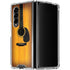Wood Guitar Galaxy Z Fold4 5G Clear Case