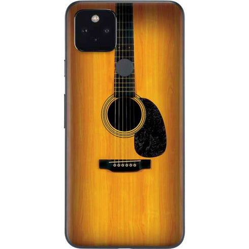 Wood Guitar Google Pixel 4a 5G Skin