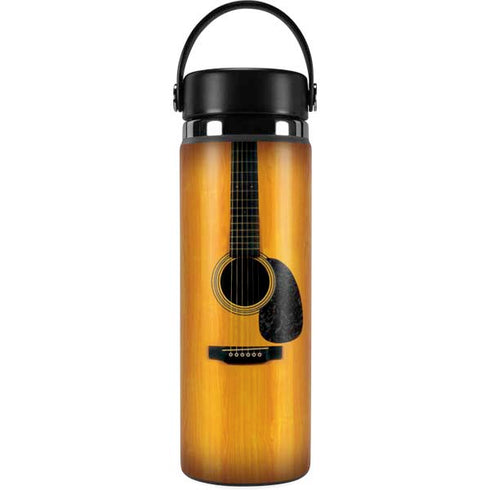 Wood Guitar Hydro Flask 20oz Wide Mouth Skin