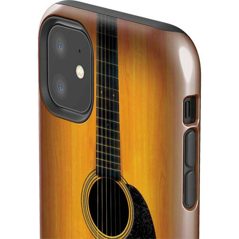 Wood Guitar iPhone 11 Impact Case