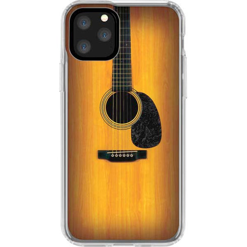 Wood Guitar iPhone 11 Pro Clear Case