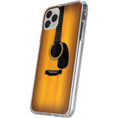 Wood Guitar iPhone 11 Pro Clear Case