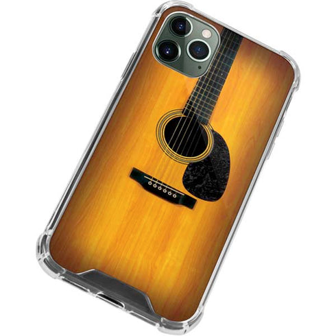 Wood Guitar iPhone 11 Pro Max Clear Case