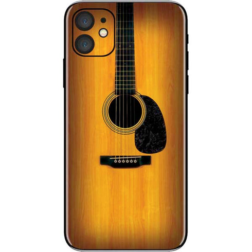 Wood Guitar iPhone 11 Skin