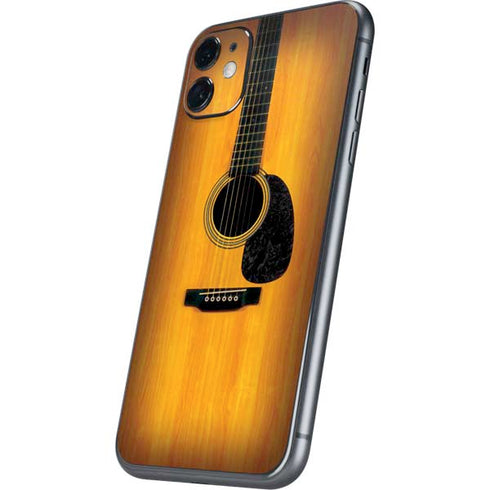 Wood Guitar iPhone 11 Skin