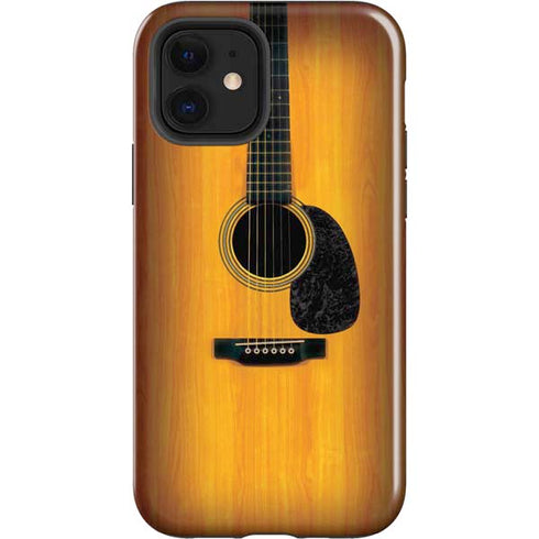 Wood Guitar iPhone 12 Impact Case