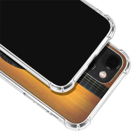 Wood Guitar iPhone 14 Clear Case