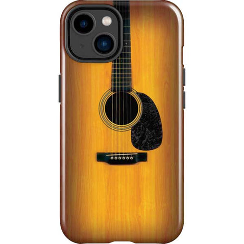 Wood Guitar iPhone 15 Plus Impact Case