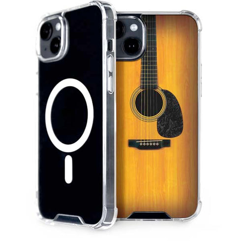 Wood Guitar iPhone 14 Plus MagSafe Case