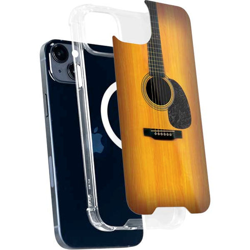 Wood Guitar iPhone 15 Plus MagSafe Case