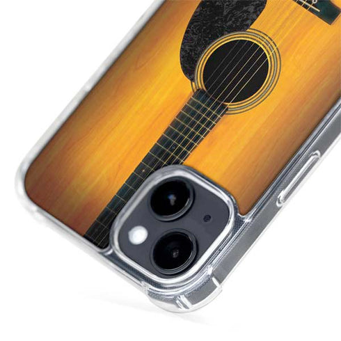 Wood Guitar iPhone 15 Plus MagSafe Case