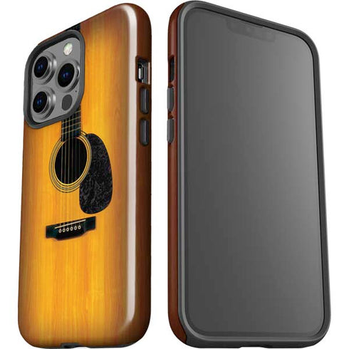 Wood Guitar iPhone 14 Pro Impact Case