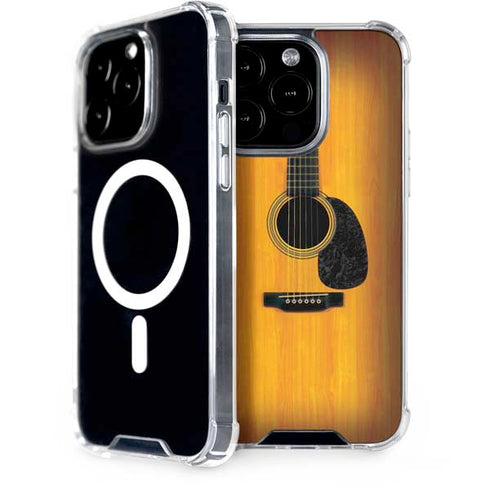 Wood Guitar iPhone 14 Pro MagSafe Case