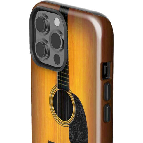 Wood Guitar iPhone 15 Pro Max Impact Case