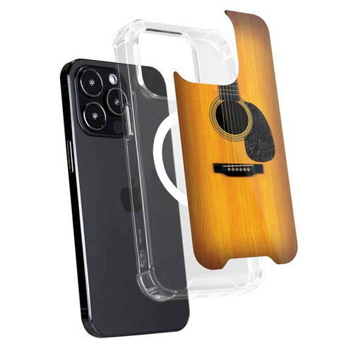Wood Guitar iPhone 15 Pro Max MagSafe Case