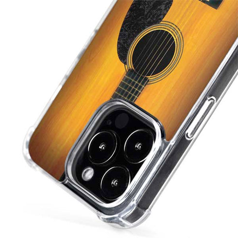 Wood Guitar iPhone 15 Pro Max MagSafe Case