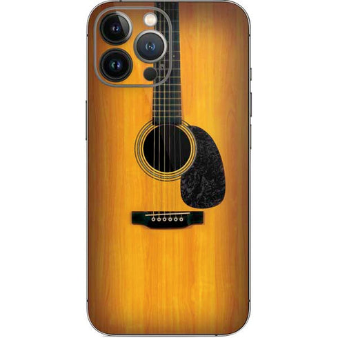Wood Guitar iPhone 14 Pro Max Skin