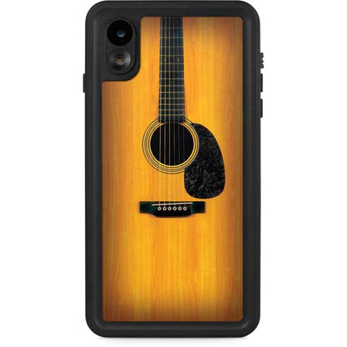 Wood Guitar iPhone XR Waterproof Case