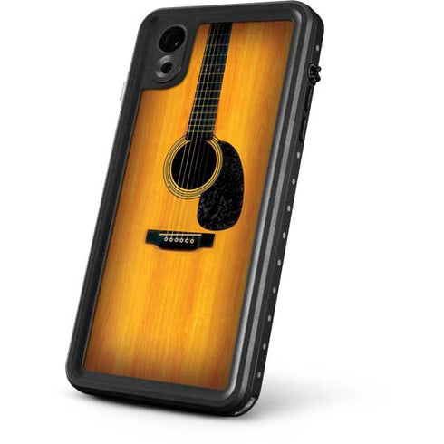 Wood Guitar iPhone XR Waterproof Case